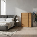 Warm Oak 5-Drawer Chest | OROA Modern Berlin | Oroatrade.com