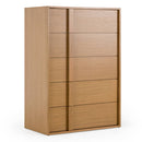 Warm Oak 5-Drawer Chest | OROA Modern Berlin | Oroatrade.com