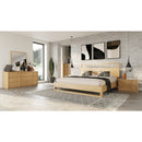Natural Oak Minimalist Bed | OROA Modern Berlin