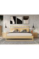 Natural Oak Minimalist Bed | OROA Modern Berlin | Oroatrade.com