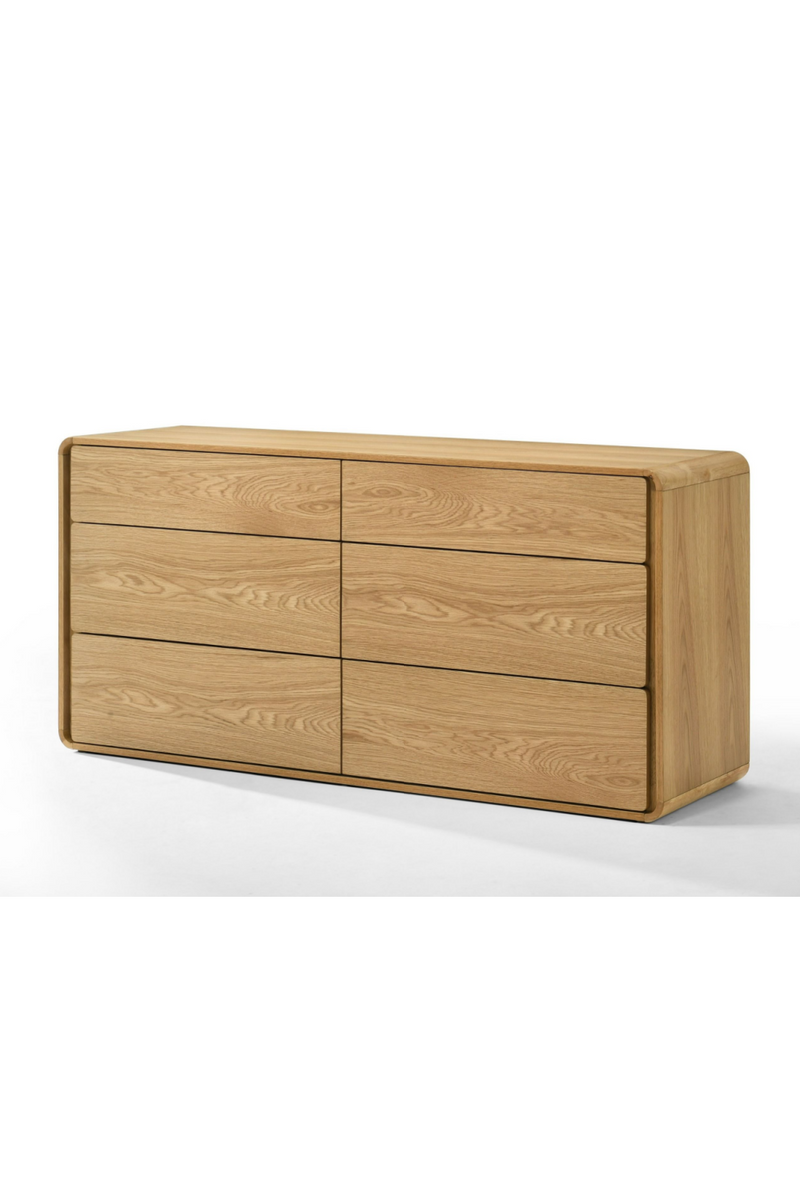 Solid Wood 6-Drawer Dresser | OROA Modern Dustin | Oroatrade.com
