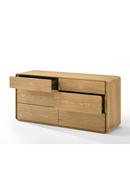 Solid Wood 6-Drawer Dresser | OROA Modern Dustin | Oroatrade.com