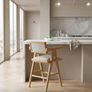 Solid Wood Counter Stools (2) | OROA Modern Fern