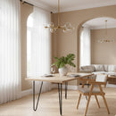 Solid Wood Dining Chairs (2) | OROA Modern Fern