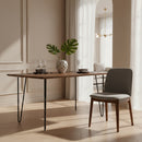 Gray Fabric Dining Chairs (2) | OROA Modern Costello