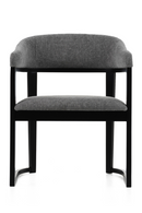 Rubberwood Framed Gray Dining Chair | OROA Modern Maury | Oroatrade.com