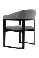 Rubberwood Framed Gray Dining Chair | OROA Modern Maury | Oroatrade.com