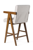 Walnut V-Leg Counter Chairs (2) | OROA Modern Joseline | Oroatrade.com