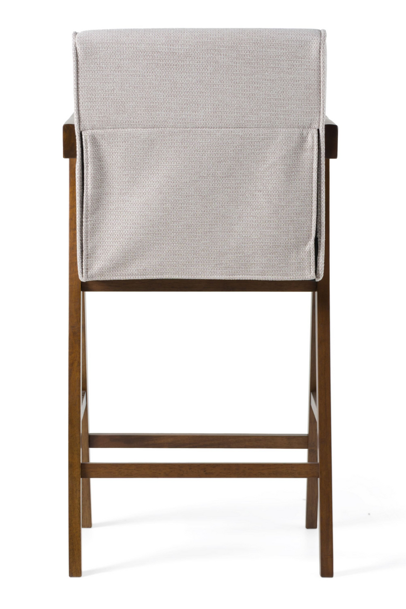 Walnut V-Leg Counter Chairs (2) | OROA Modern Joseline | Oroatrade.com