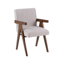 Walnut V-Leg Dining Chairs (2) | OROA Modern Joseline