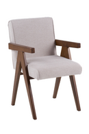 Walnut V-Leg Dining Chairs (2) | OROA Modern Joseline | Oroatrade.com