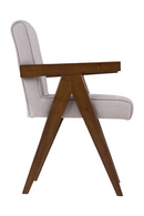 Walnut V-Leg Dining Chairs (2) | OROA Modern Joseline | Oroatrade.com