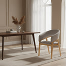 Solid Wood Curved Dining Chair | OROA Modern Truman