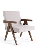 Walnut V-Leg Accent Chairs (2) | OROA Modern Joseline | Oroatrade.com