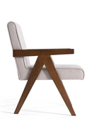 Walnut V-Leg Accent Chairs (2) | OROA Modern Joseline | Oroatrade.com