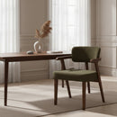 Green Fabric Dining Chair | OROA Modern Sacks