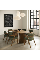 Green Fabric Dining Chair | OROA Modern Sacks | Oroatrade.com