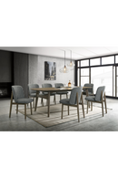 Solid Rubberwood Dining Table | OROA Modern Costello | Oroatrade.com