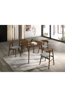 Walnut Round Dining Table | OROA Modern Castillo | Oroatrade.com