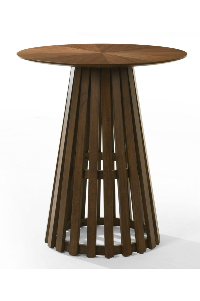 Round Walnut Bar Table | OROA Modern Weiss | Oroatrade.com
