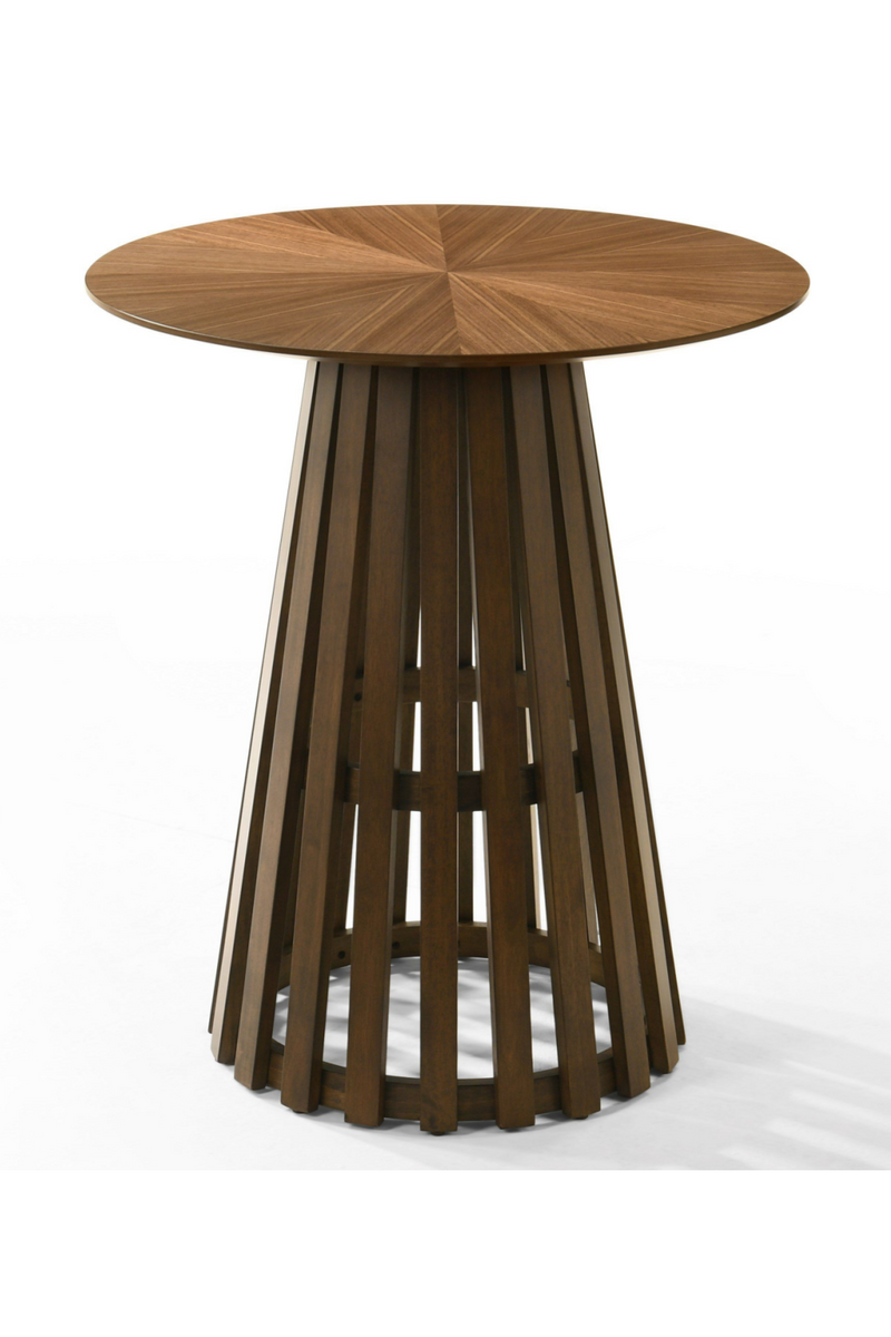 Round Walnut Bar Table | OROA Modern Weiss | Oroatrade.com