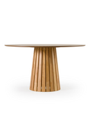 Round Pedestal Dining Table | OROA Modern Weiss