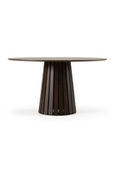 Wenge Veneer Round Dining Table | OROA Modern Weiss | Oroatrade.com