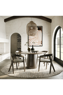 Wenge Veneer Round Dining Table | OROA Modern Weiss | Oroatrade.com