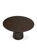 Wenge Veneer Round Dining Table | OROA Modern Weiss | Oroatrade.com
