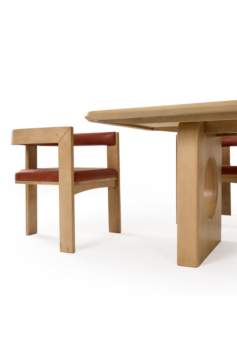 White Oak Veneer Dining Table | OROA Modern Oshana | Oroatrade.com