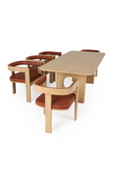 White Oak Veneer Dining Table | OROA Modern Oshana | Oroatrade.com