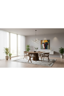 Square Walnut Dining Table | OROA Modern Platte | Oroatrade.com