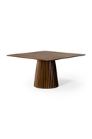 Square Walnut Dining Table | OROA Modern Platte | Oroatrade.com