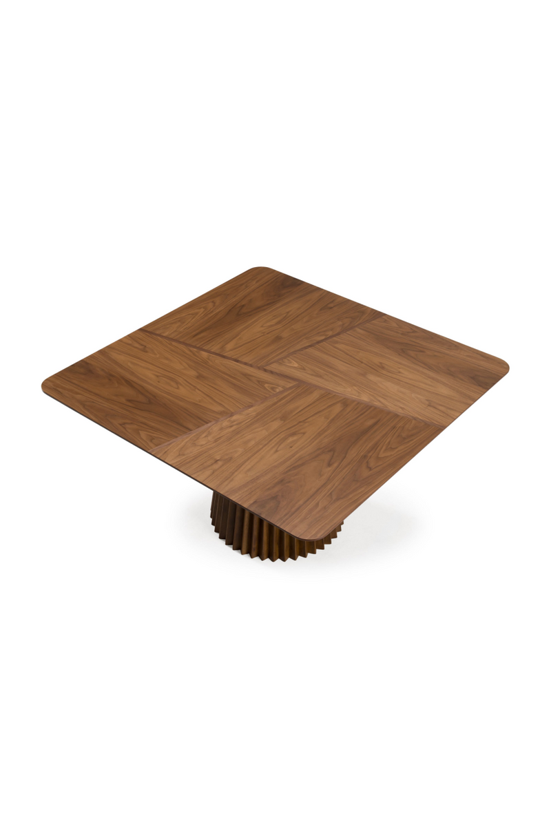 Square Walnut Dining Table | OROA Modern Platte | Oroatrade.com