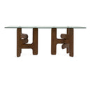 Hospitality furniture - Clear Glass Dining Table - www.oroatrade.com