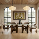 Hospitality furniture - Clear Glass Dining Table - www.oroatrade.com