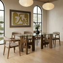 Hospitality furniture - Clear Glass Dining Table - www.oroatrade.com