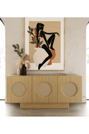 White Oak 3-Door Sideboard | OROA Modern Oshana | Oroatrade.com