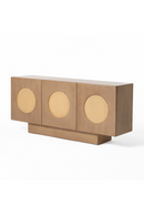 White Oak 3-Door Sideboard | OROA Modern Oshana | Oroatrade.com