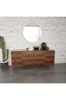 6-Drawer Walnut Dresser | OROA Modern Paula | Oroatrade.com