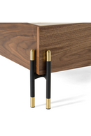 Gray Channeled Headboard Bed | OROA Modern Metcalf | Oroatrade.com