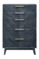 Gray Ash 5-Drawer Chest | OROA Modern Diana | Oroatrade.com