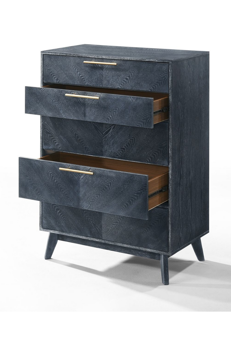 Gray Ash 5-Drawer Chest | OROA Modern Diana | Oroatrade.com