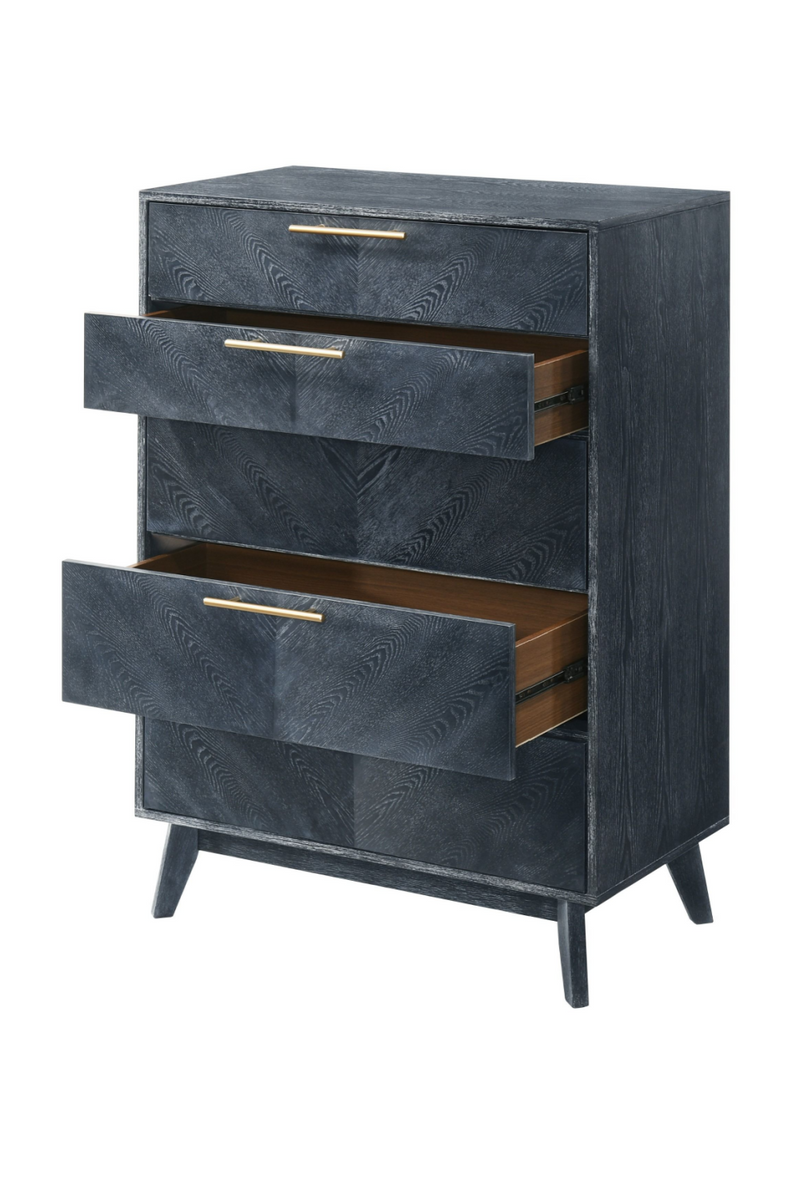Gray Ash 5-Drawer Chest | OROA Modern Diana | Oroatrade.com