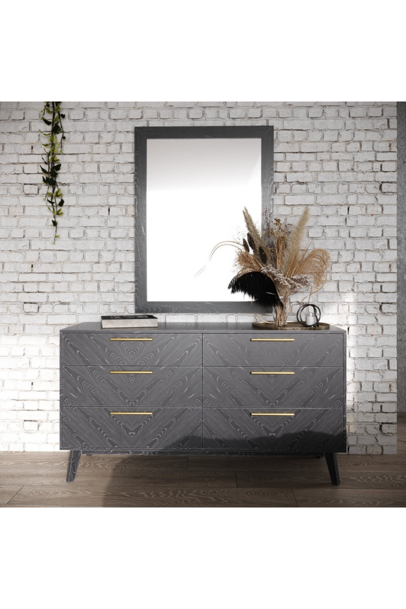 Gray Ash 6-Drawer Dresser | OROA Modern Diana | Oroatrade.com