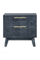 Gray Ash 2-Drawer Nightstand | OROA Modern Diana | Oroatrade.com