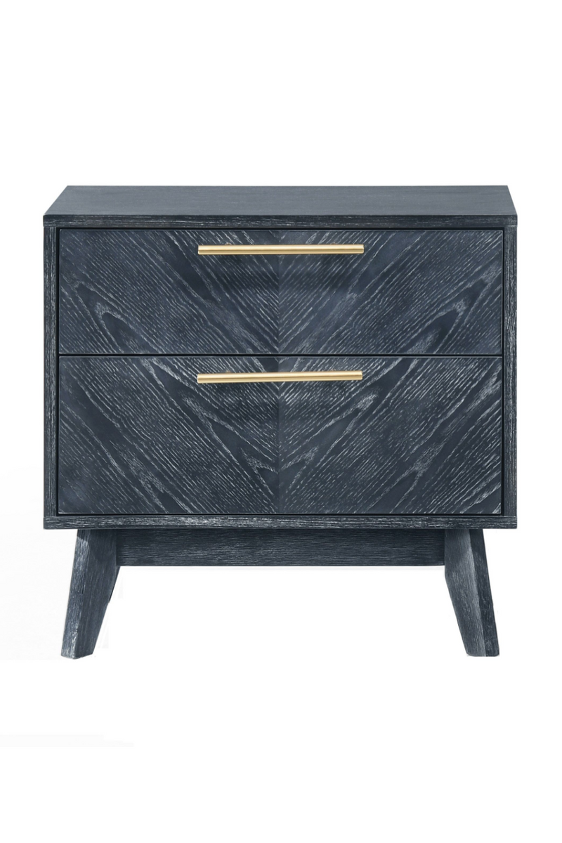 Gray Ash 2-Drawer Nightstand | OROA Modern Diana | Oroatrade.com