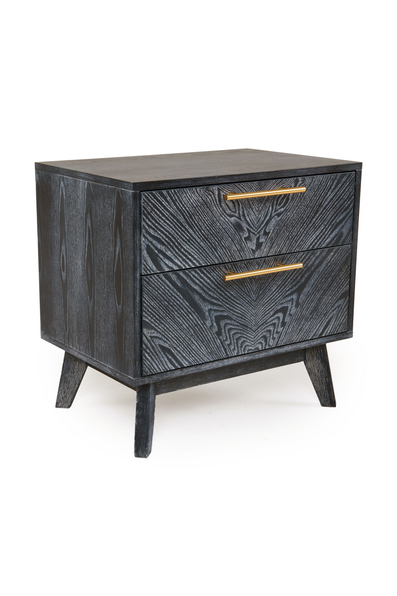 Gray Ash 2-Drawer Nightstand | OROA Modern Diana | Oroatrade.com