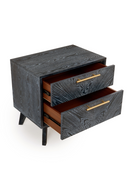 Gray Ash 2-Drawer Nightstand | OROA Modern Diana | Oroatrade.com