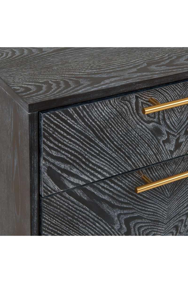 Gray Ash 2-Drawer Nightstand | OROA Modern Diana | Oroatrade.com